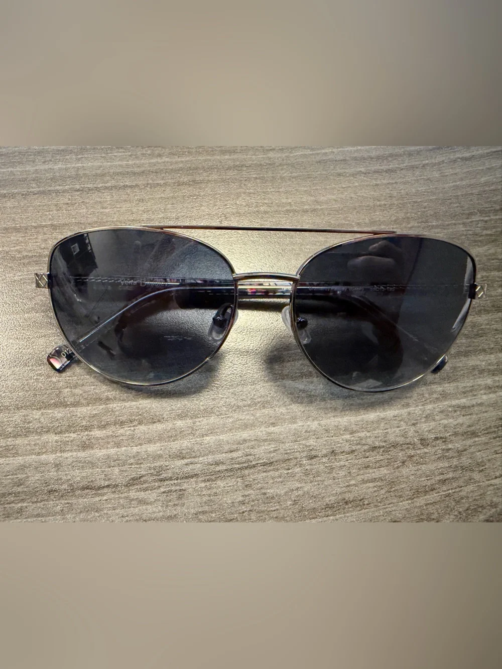 Vera Bradley Black Aviator Sunglasses